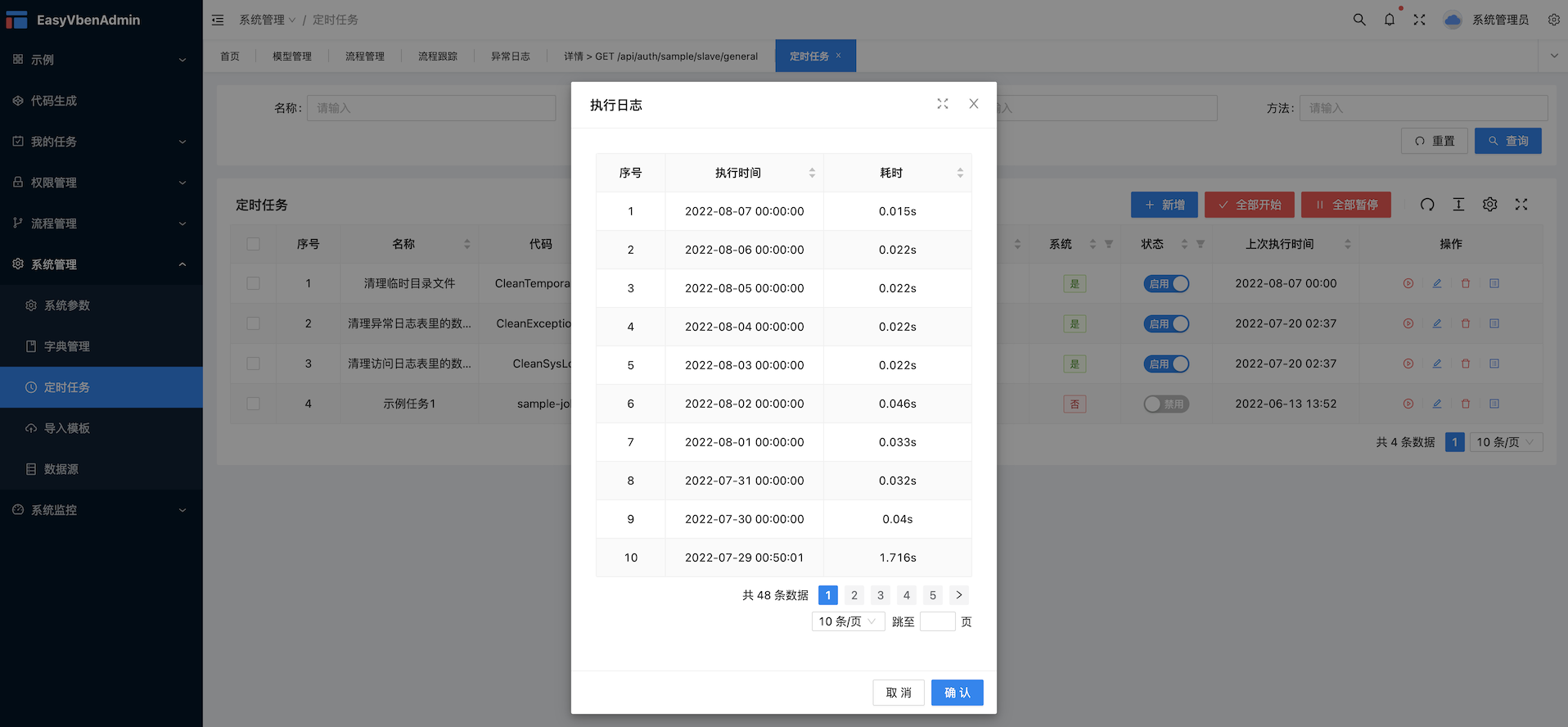列表页